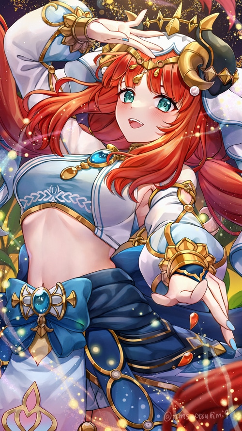 Nilou from Genshin Impact dancing