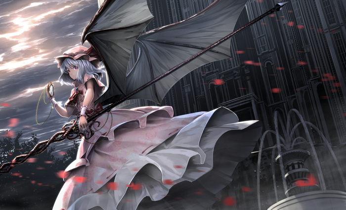 Remilia Scarlet with Bat Wings and Pocket Watch