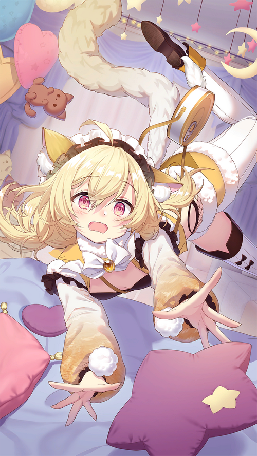Kaanal Scott (Girl Cafe Gun) as a cat girl