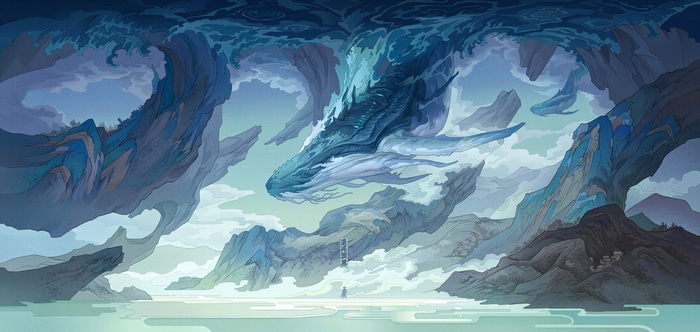 4K Surreal Fantasy Art of a Whale Creature