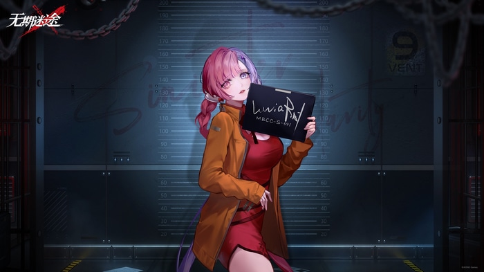 Lewiat from Path to Nowhere holding a sign