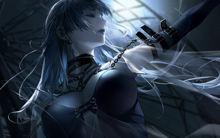 Hamel from Path to Nowhere with chains
