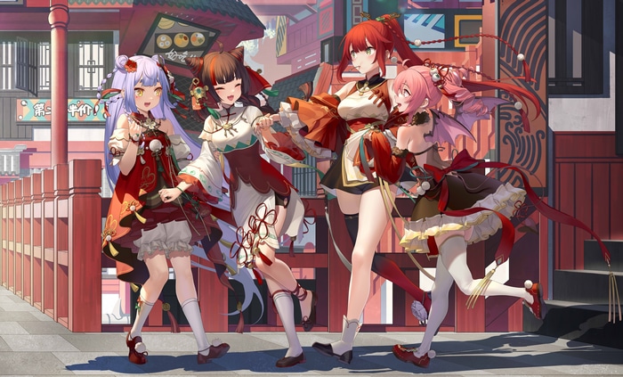 Virtual YouTubers in Chinese Clothing