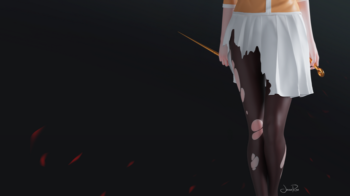 Yor Forger from Spy x Family with torn clothes