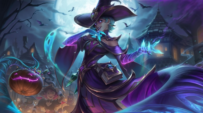 Bewitching Cassiopeia in a Halloween Scene