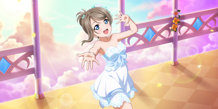 Love Live! Sunshine!! Watanabe You in a white dress