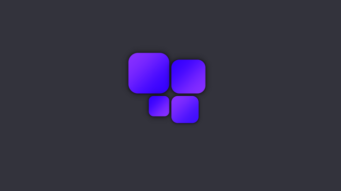 Windows 11 logo on gray background