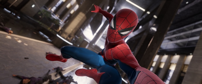 Spider-Man in action