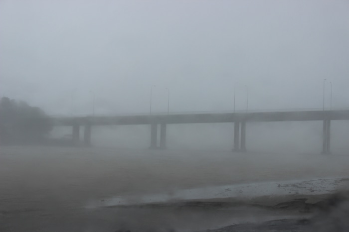 Bridge in mist