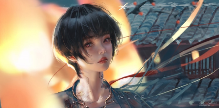 Ghostblade by WLOP