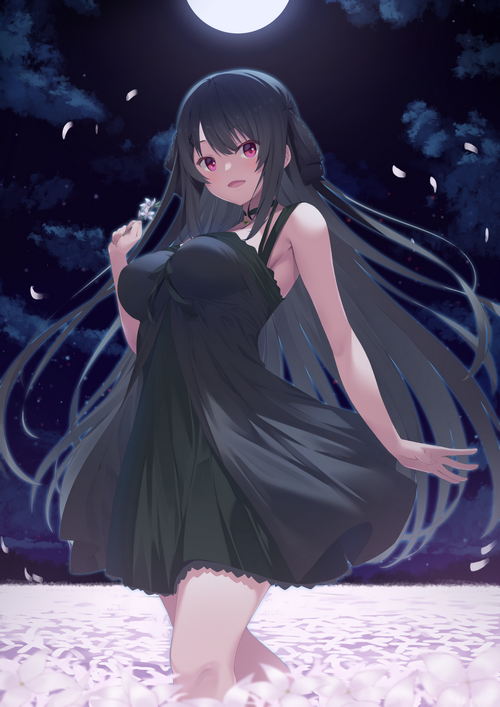 Tobisawa Misaki from Ao no Kanata no Four Rhythm under the moon