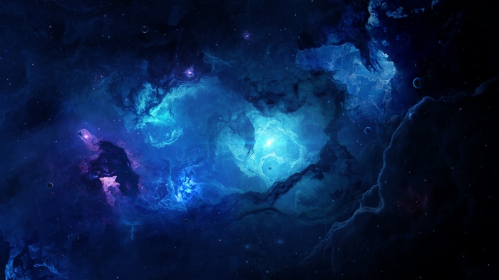 4K Nebula with Stars and Planets