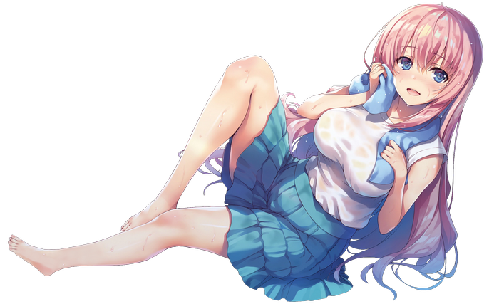 Ichinose Honami with a towel, Classroom of the Elite fan art