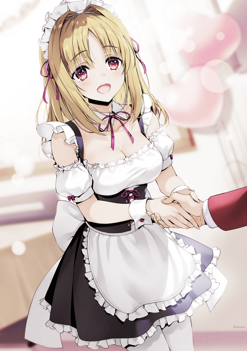 Kushida Kikyou in a Maid Outfit from Classroom of the Elite