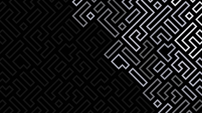 4K abstract maze pattern