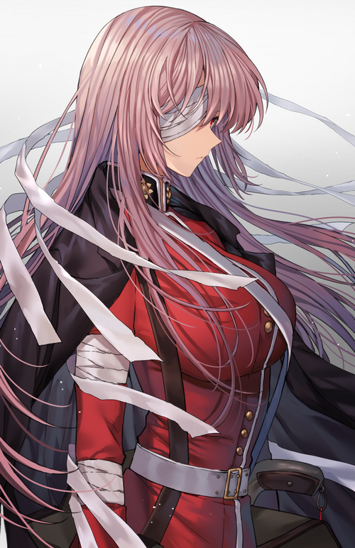 Florence Nightingale from Fate/Grand Order with silver hair