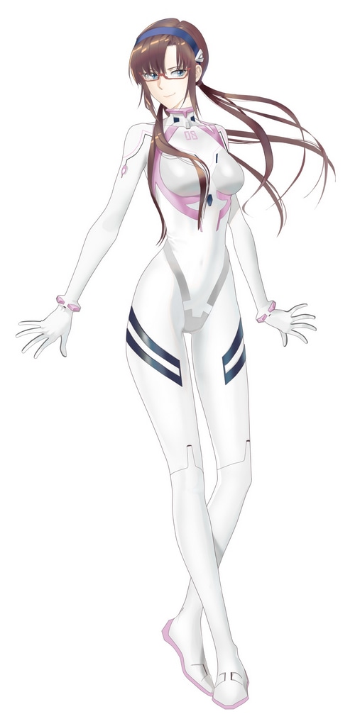 Makinami Mari Illustrious in Evangelion plugsuit