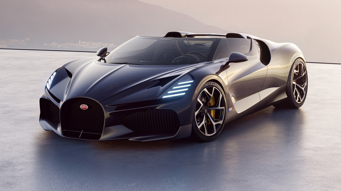 Bugatti W16 Mistral sports car