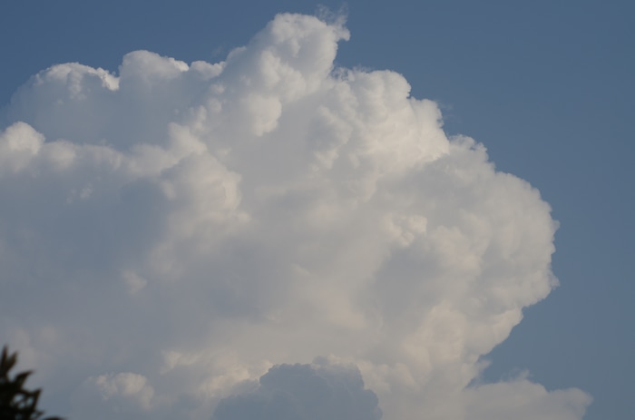 4K clouds in a blue sky