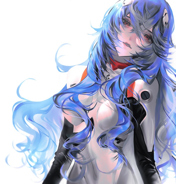 Ayanami Rei from Neon Genesis Evangelion fan art