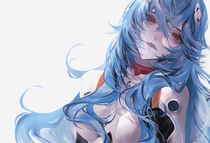 Ayanami Rei from Neon Genesis Evangelion fan art
