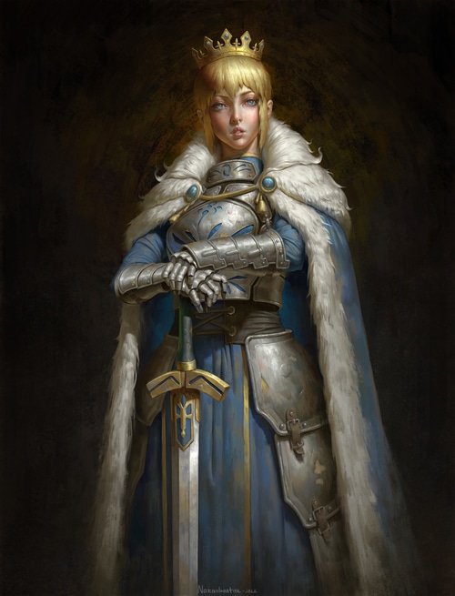 4K Saber from Fate/Stay Night fan art