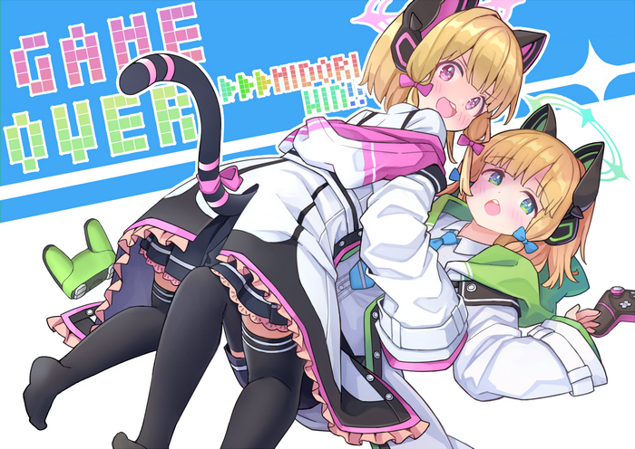 Saiba Midori and Saiba Momoi from Blue Archive
