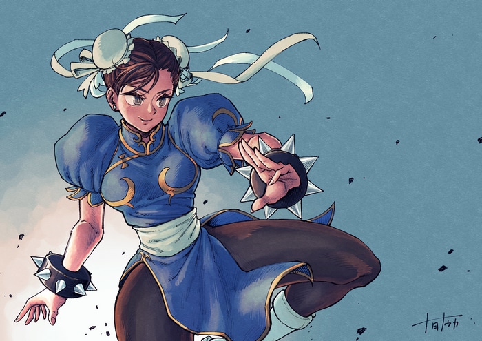 Chun-Li from Street Fighter fan art