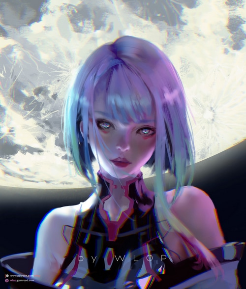 Lucyna Kushinada from Cyberpunk: Edgerunners by WLOP