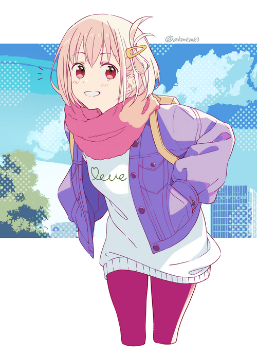 Nishikigi Chisato from Lycoris Recoil artwork