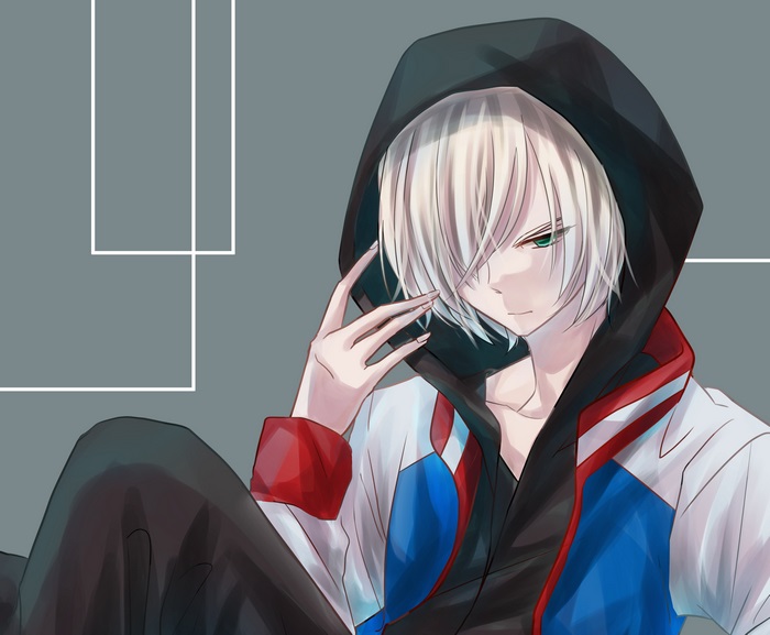 Yuri Plisetsky in a hoodie