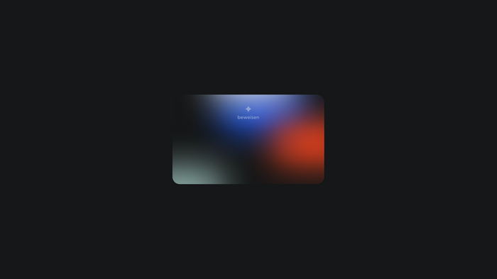 Abstract gradient card with text