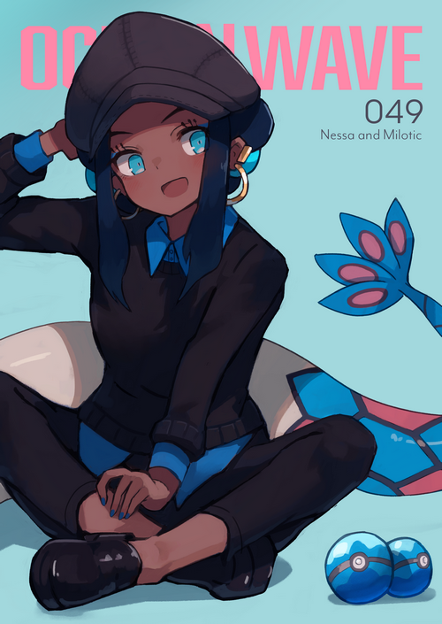 Nessa and Milotic from Pokémon