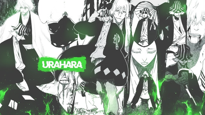 Bleach Collage Featuring Urahara Kisuke