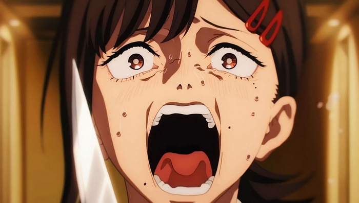 4K Chainsaw Man Kobeni Screaming