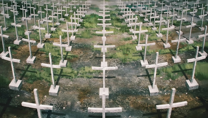 Chainsaw Man Cemetery 4K