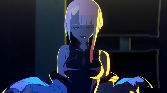4K Anime screenshot of Lucy from Cyberpunk: Edgerunners