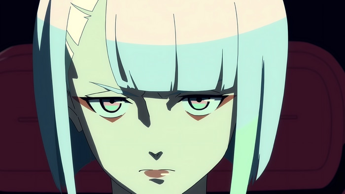 4K Lucyna Kushinada Cyberpunk: Edgerunners Anime Screenshot