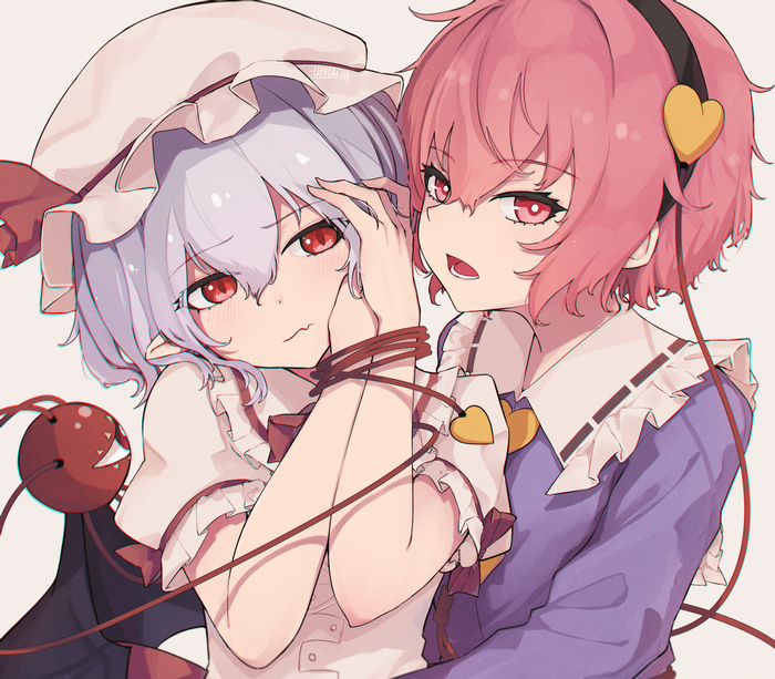 Remilia Scarlet and Sakuya Izayoi from Touhou