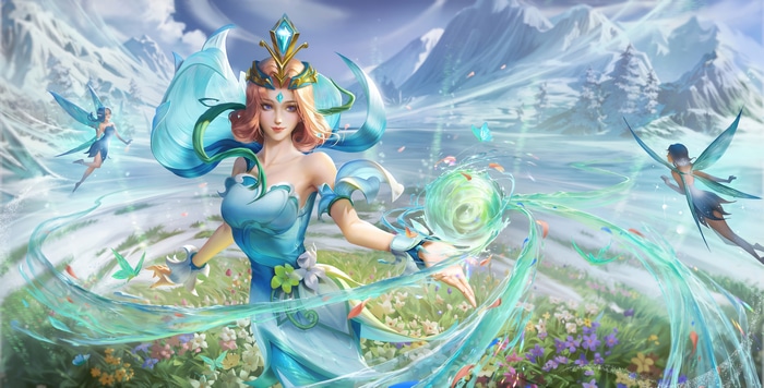 Honor of Kings Fairies in a Spring Landscape