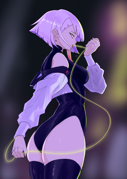 4K Lucyna Kushinada from Cyberpunk: Edgerunners