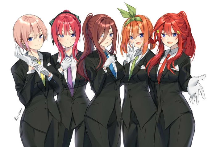The Quintessential Quintuplets in Suits