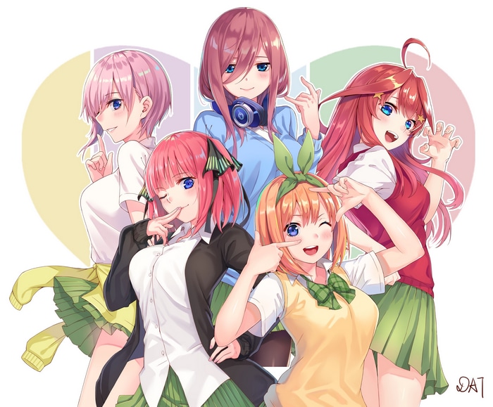 The Quintessential Quintuplets Group Fan Art