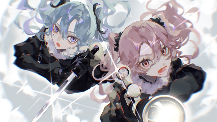 Akatsuki Mikado and Akatsuki Oboro fan art