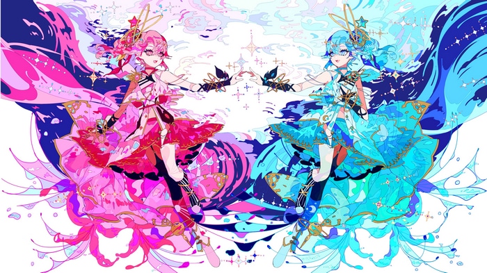 Akatsuki Oboro and Akatsuki Mikado fan art