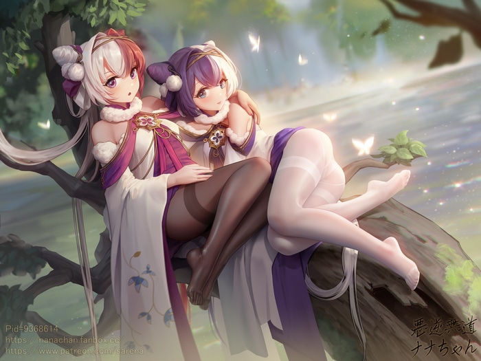Azur Lane fan art of Ying Swei and Chao Ho