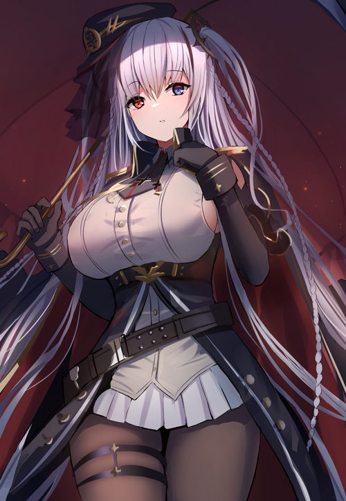 Elbing from Azur Lane with heterochromia