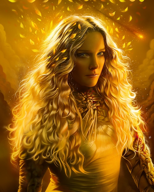 4K Galadriel from Rings of Power fan art