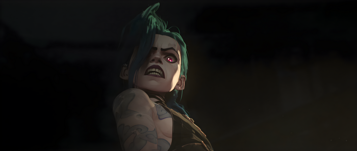 Jinx from Arcane, League of Legends