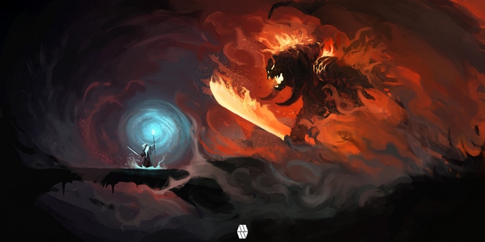 4K Gandalf Fighting Balrog in The Lord of the Rings